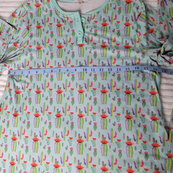 🌵 Earthbound Trading Co Cactus Print Pajama Set –Size Small Soft Cozy Sleepwear - Picture 5 of 10